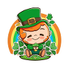 Saint Patrick's Day Holiday Sticker