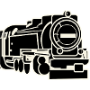 Vinted Retro Railway Steam Train
