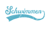 Schwimmen Schriftzug
