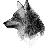 Wolf - Estilo minimalista geométrico