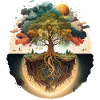 Yggdrasil - Livets træ svæver i rummet