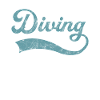 Tauchen Schriftzug