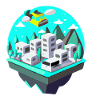 Futuristic landscape