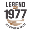 Legend Since 1977 46 birthday