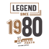 Legend Since 1980 43rd birthday