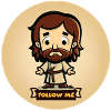 Jesus cute cartoon