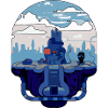 Futuristic landscape