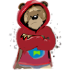 Bloo the grumpy bear