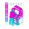 Retro Futuristic Series: Japanese - Arcade