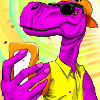 Dinosaur makes Selfie V3 gift