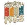 1988 Birthday Awesome since Retro