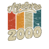 2000 Anniversaire génial depuis Retro