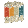 2004 Birthday Awesome since Retro