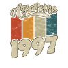 1997 Anniversaire génial depuis Retro