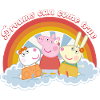 Peppa Pig, Suzy Sheep Et Rebecca Rabbit