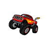 This kid loves monster trucks