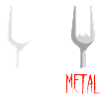 Fourchette Plastic Metal Musique
