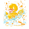 Rubber ducks bathroom Yellow duck