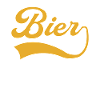 Bier Schriftzug