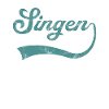 Singen Schriftzug