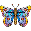 Bunter Schmetterling