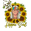 60-talets 70-talskostym Hippie Soul