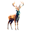 Low Polygon Deer