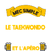 taekwondo apéro mec simple