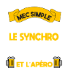 synchro apéro mec simple