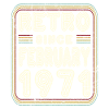 Birthday February 1971 Retro Gift