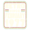 Anniversaire Février 1977 Cadeau rétro