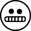 Emoji sketch tense black