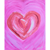 Pink Heart of Love