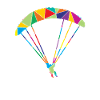 Low Poly Gleitschirmflieger Polygon Paragleiter