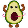 Avocado with Hulahooping Gift