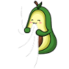 Biting Avocado