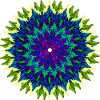 Mandala (yellow-green)