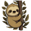kawaii sloth