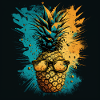 Funny Pineapple Fruit