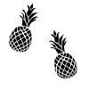 Silhouette d'ananas
