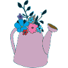 Watering can purple