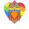 Rainbow - Poulet avec verres