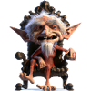 Gnome Sur Son Trône