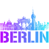 Berlin skyline with Berlin landmark