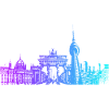 Berlin City Skyline