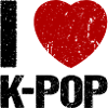 I love K-Pop Music Heart