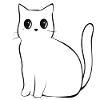 Cartoon Anime Cat Animal