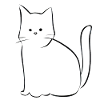 Cat Symbol Animal Simple