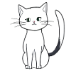 Chat Animal Icône Animal Mignon