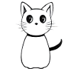 cartoon cat anime animal